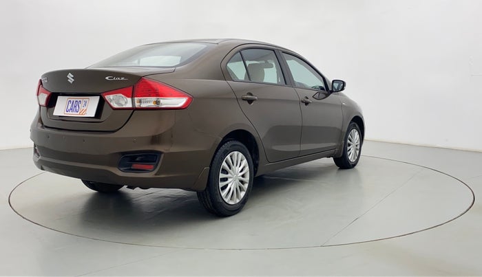 2016 Maruti Ciaz VXI, Petrol, Manual, 75,618 km, Right Back Diagonal (45- Degree) View