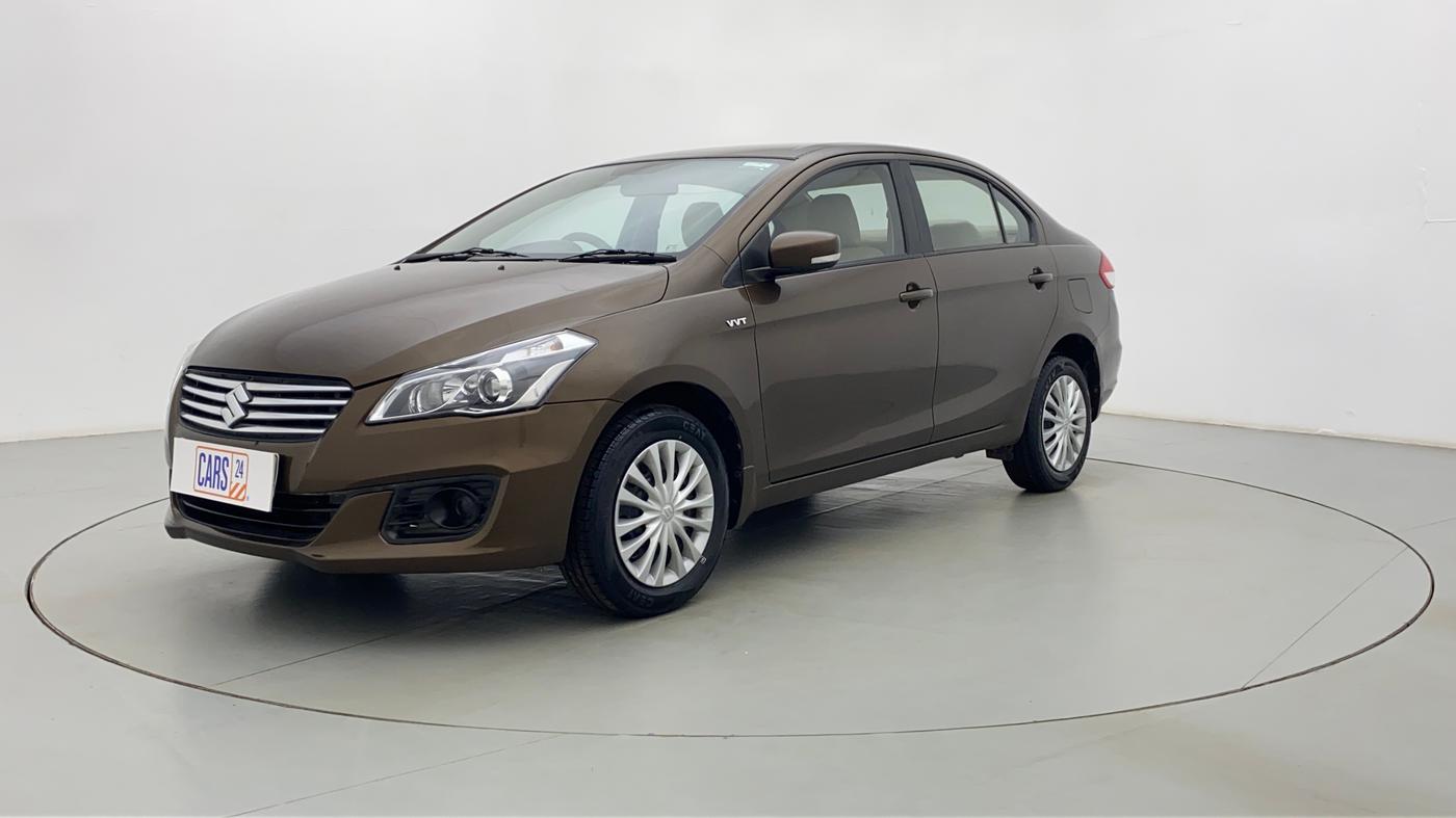 2016 Maruti Ciaz VXI, Petrol, Manual, 75,618 km, Left Front Diagonal (45- Degree) View