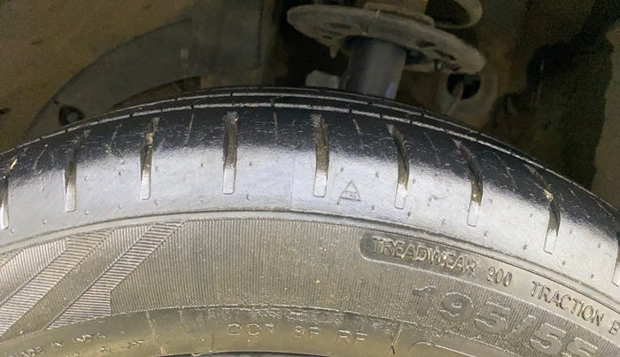 2018 Maruti Baleno ALPHA CVT PETROL 1.2, Petrol, Automatic, 47,330 km, Left Front Tyre Tread