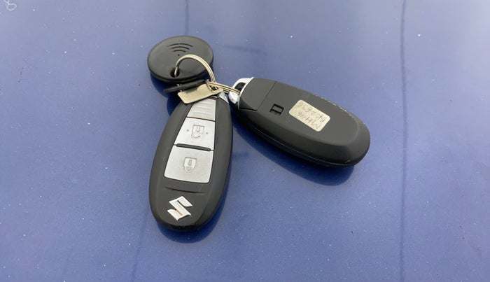 2018 Maruti Baleno ALPHA CVT PETROL 1.2, Petrol, Automatic, 47,330 km, Key Close Up