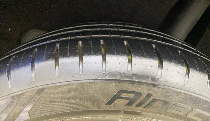 2018 Maruti Baleno ALPHA CVT PETROL 1.2, Petrol, Automatic, 47,330 km, Left Rear Tyre Tread