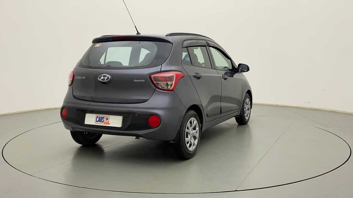 2018 Hyundai Grand i10 SPORTZ 1.2 KAPPA VTVT, Petrol, Manual, 40,814 km, Right Back Diagonal