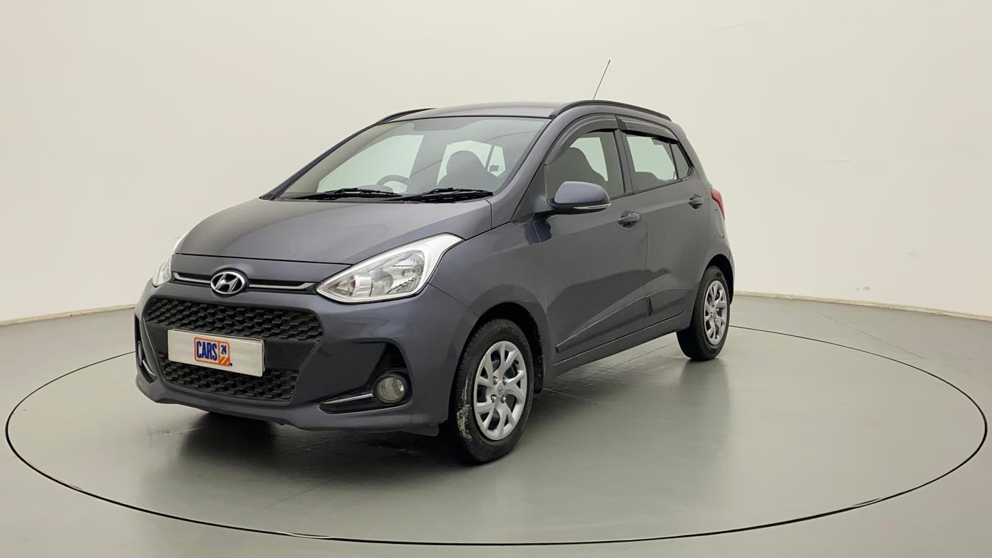 2018 Hyundai Grand i10 SPORTZ 1.2 KAPPA VTVT, Petrol, Manual, 40,814 km, Left Front Diagonal