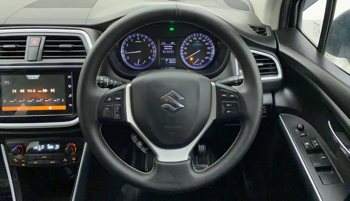 2021 Maruti S Cross ZETA 1.5, Petrol, Manual, 9,845 km, Steering Wheel Close Up