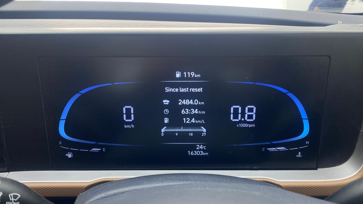 2024 Hyundai ALCAZAR Executive 7 STR 1.5 Turbo GDi Petrol MT, Petrol, Manual, 16,277 km, Odometer Image