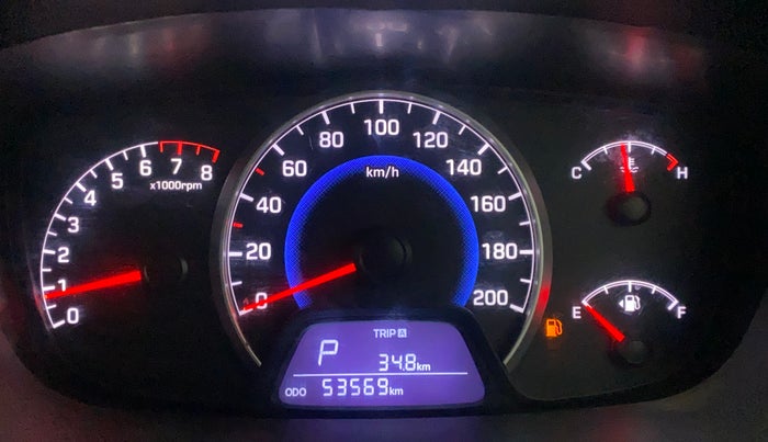 2016 Hyundai Grand i10 ASTA (O) AT 1.2 KAPPA VTVT, Petrol, Automatic, 53,534 km, Odometer Image
