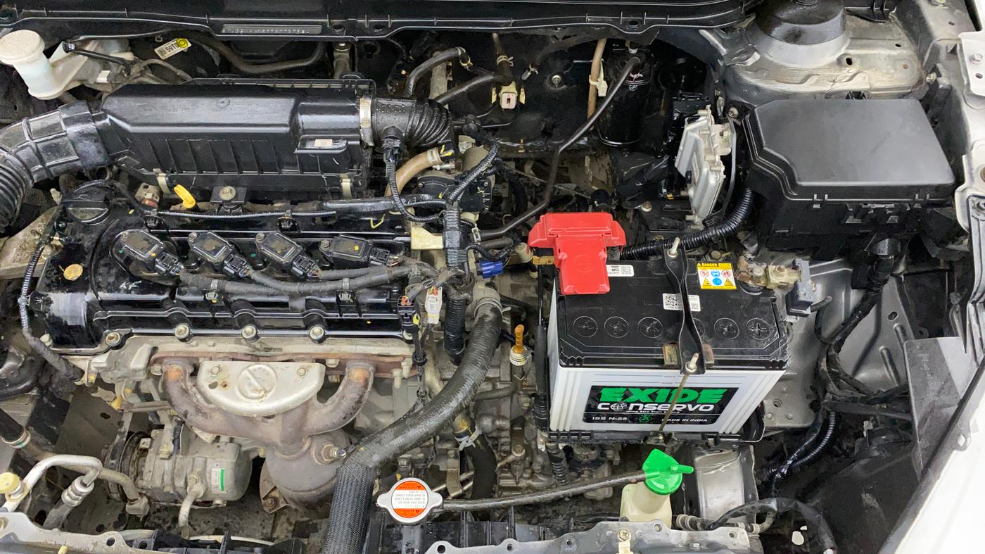 2022 Maruti S Cross ZETA AT 1.5, Petrol, Automatic, 42,876 km, Engine View - Left