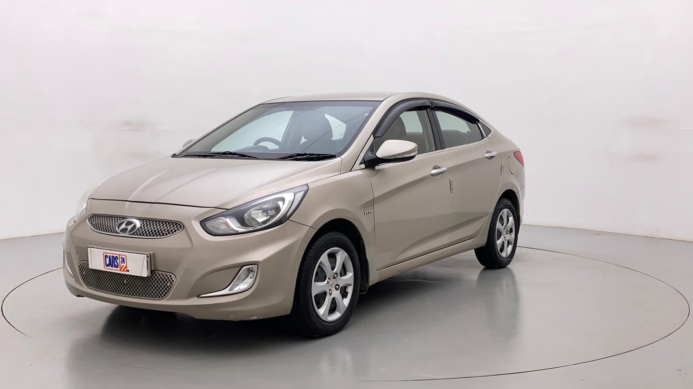 2013 Hyundai Verna FLUIDIC 1.6 VTVT EX, Petrol, Manual, 63,229 km, Left Front Diagonal