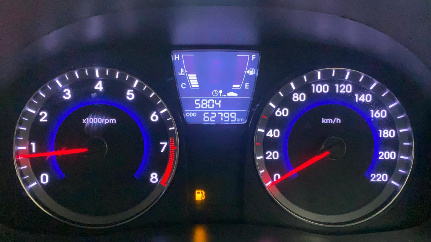 2013 Hyundai Verna FLUIDIC 1.6 VTVT EX, Petrol, Manual, 63,229 km, Odometer Image