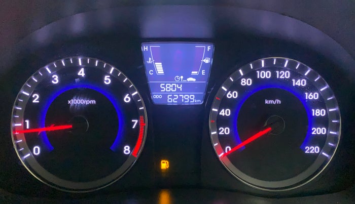2013 Hyundai Verna FLUIDIC 1.6 VTVT EX, Petrol, Manual, 63,229 km, Odometer Image