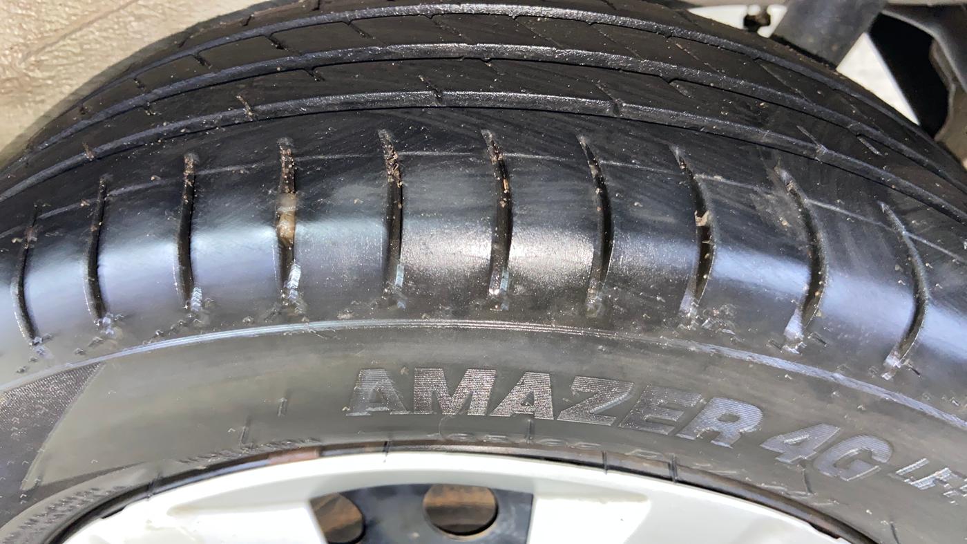 2018 Maruti Wagon R 1.0 VXI AMT, Petrol, Automatic, 88,582 km, Left Rear Tyre Tread