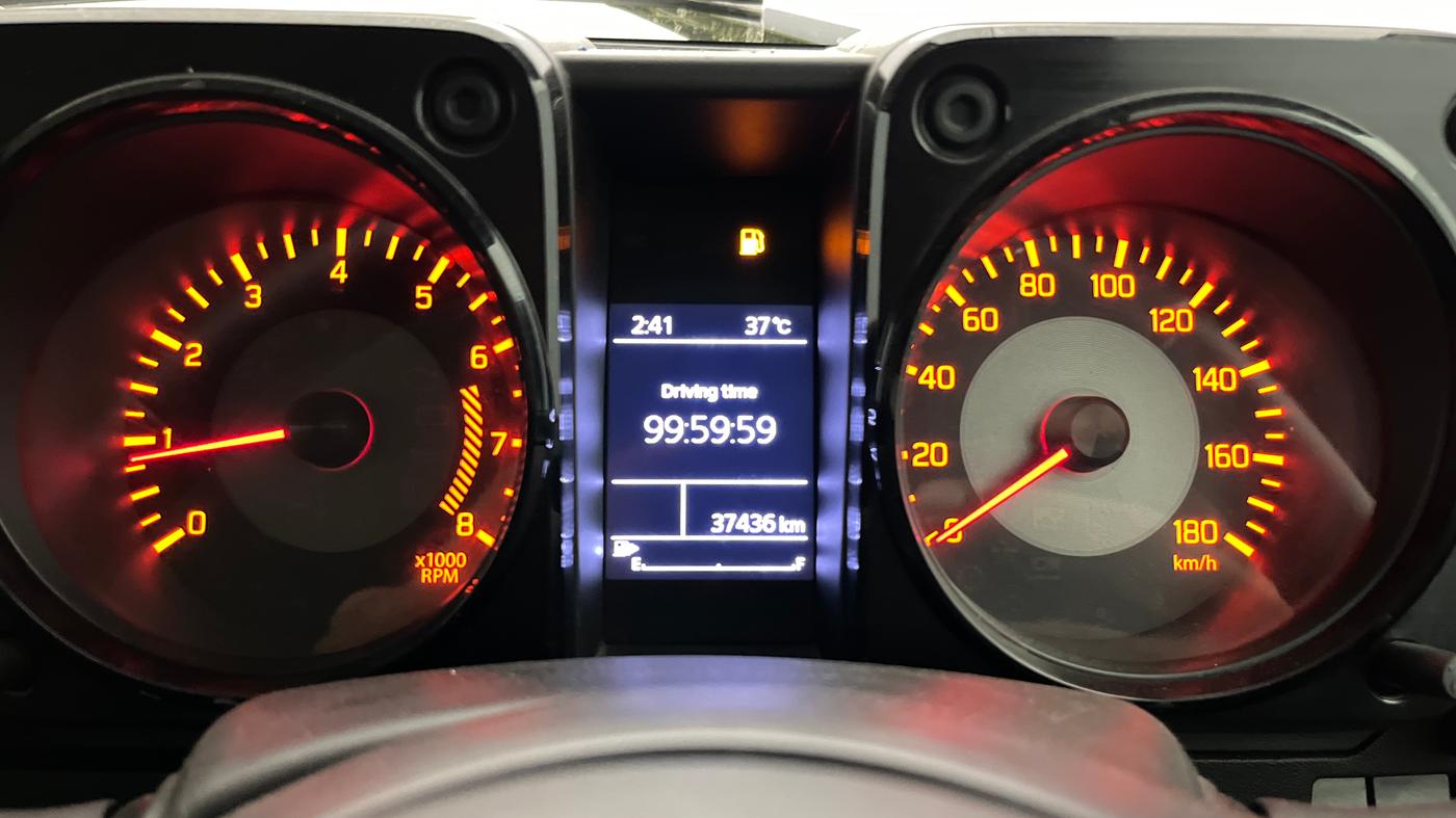 2023 Maruti JIMNY ALPHA ALL GRIP PRO AT DUAL TONE, Petrol, Automatic, 37,383 km, Odometer Image
