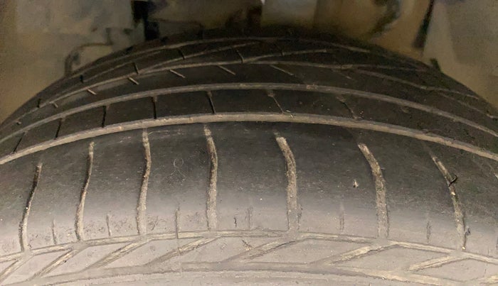 2018 Tata NEXON XZ PLUS PETROL, Petrol, Manual, 50,373 km, Left Front Tyre Tread