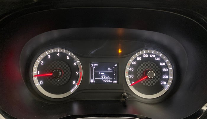 2022 Hyundai GRAND I10 NIOS SPORTZ 1.2 KAPPA VTVT CNG, CNG, Manual, 74,233 km, Odometer Image