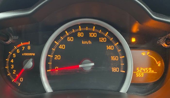 2016 Maruti Celerio ZXI OPT, Petrol, Manual, 52,500 km, Odometer Image