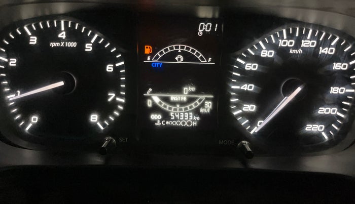 2020 Tata ALTROZ XE PETROL, Petrol, Manual, 54,387 km, Odometer Image