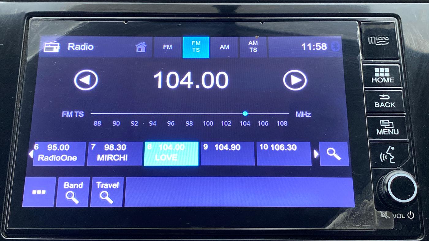 2018 Honda WR-V 1.5L I-DTEC VX MT, Diesel, Manual, 1,18,690 km, Infotainment System