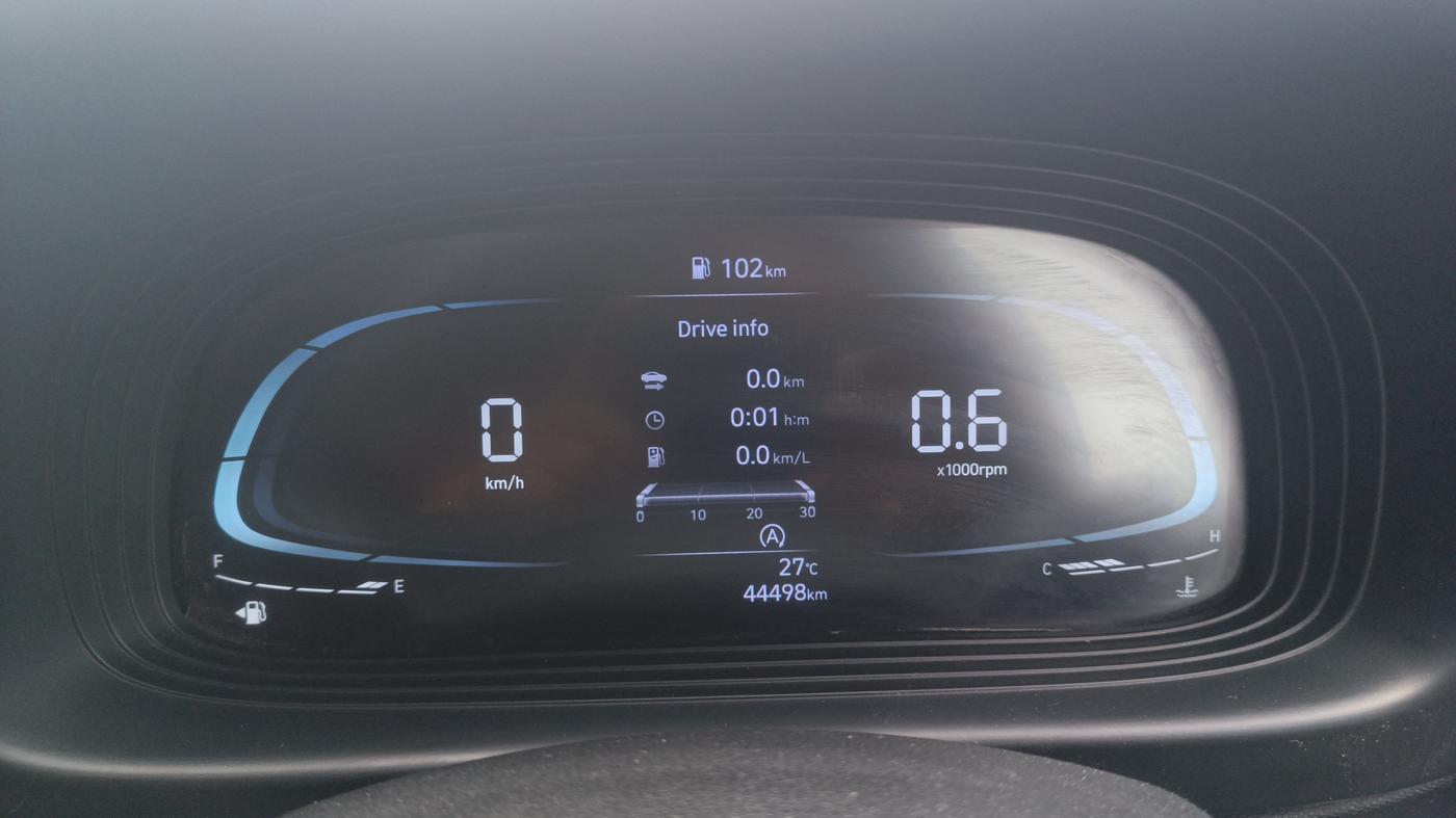 2024 Hyundai VENUE SX 1.2 KNIGHT EDITION, Petrol, Manual, 44,498 km, Odometer Image