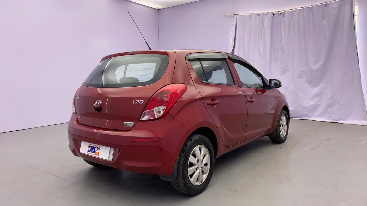 2012 Hyundai i20 SPORTZ 1.4 AT, Petrol, Automatic, 29,347 km, Right Back Diagonal