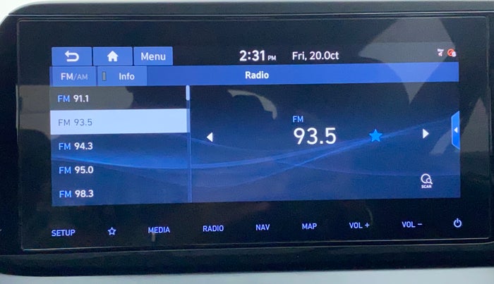 2022 Hyundai NEW I20 ASTA (O) 1.2 MT, Petrol, Manual, 28,448 km, Infotainment System