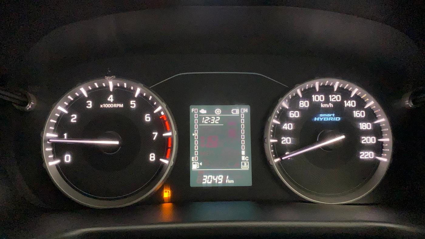 2022 Maruti BREZZA LXI SMART HYBRID, Petrol, Manual, 30,951 km, Odometer Image