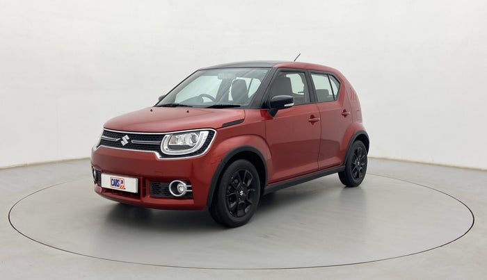 2018 Maruti IGNIS ALPHA 1.2 AMT DUAL TONE, Petrol, Automatic, 38,395 km, Left Front Diagonal