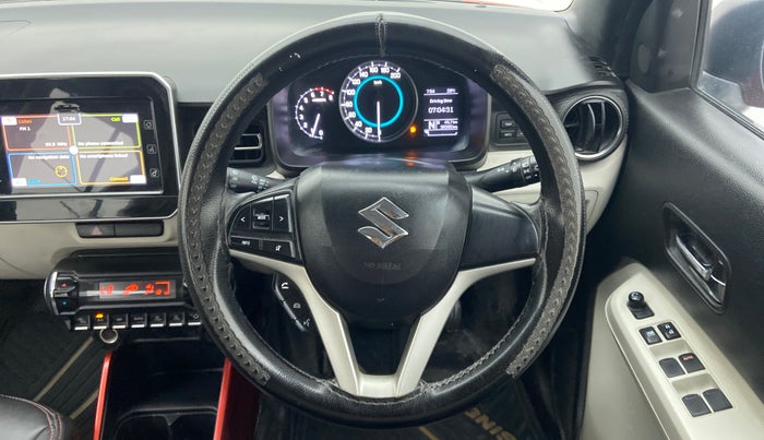 2018 Maruti IGNIS ALPHA 1.2 AMT DUAL TONE, Petrol, Automatic, 38,395 km, Steering Wheel Close Up