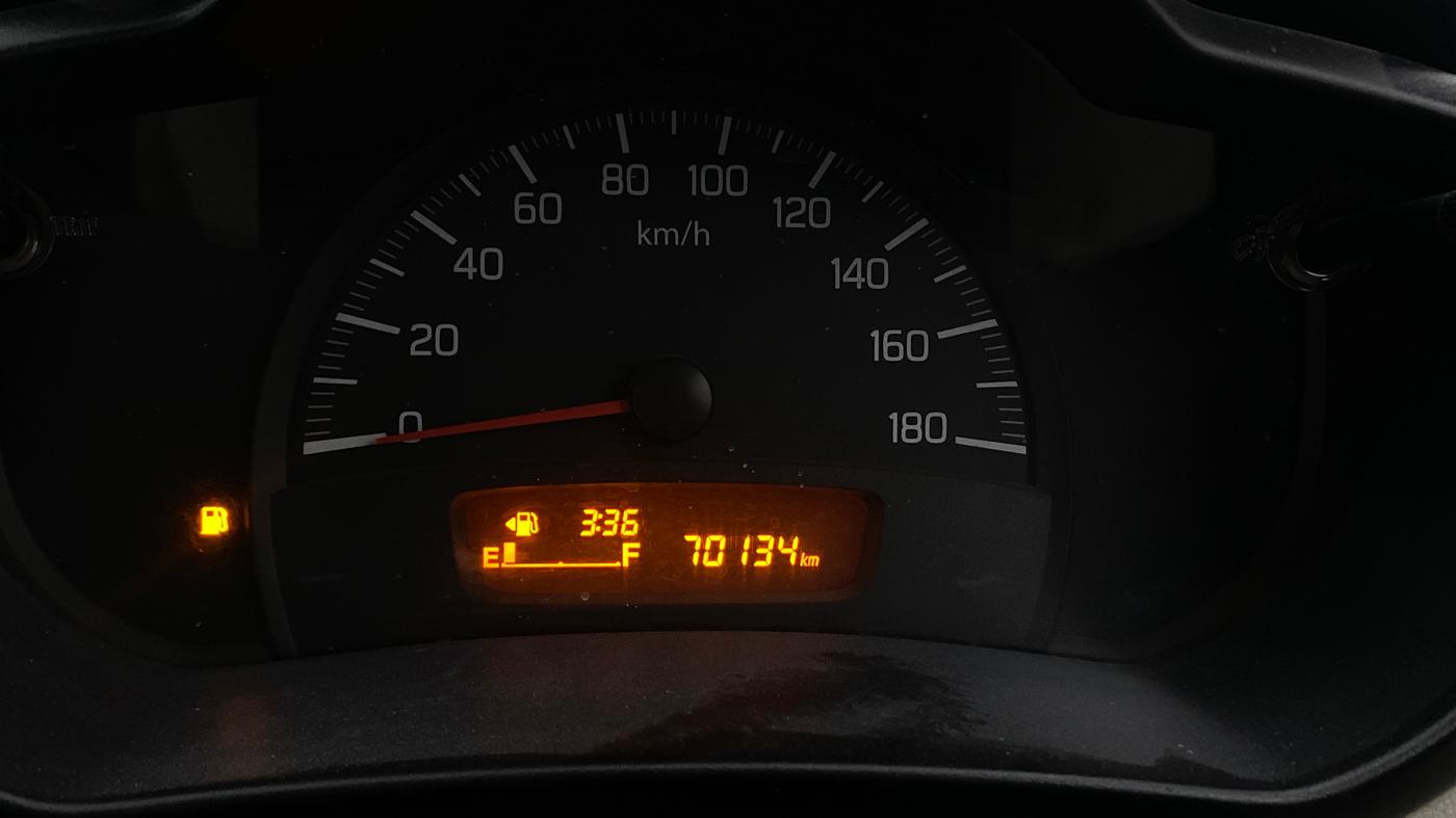 2015 Maruti Celerio VXI, Petrol, Manual, 70,192 km, Odometer Image