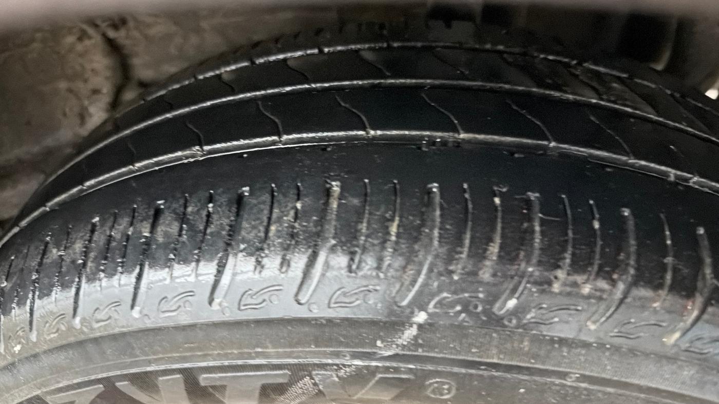 2023 Tata Tiago XTA PETROL, Petrol, Automatic, 19,334 km, Left Rear Tyre Tread