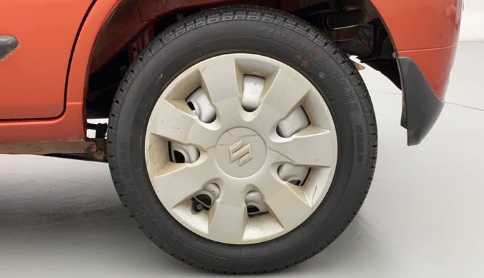 2011 Maruti Alto K10 LXI, Petrol, Manual, 30,611 km, Left Rear Wheel