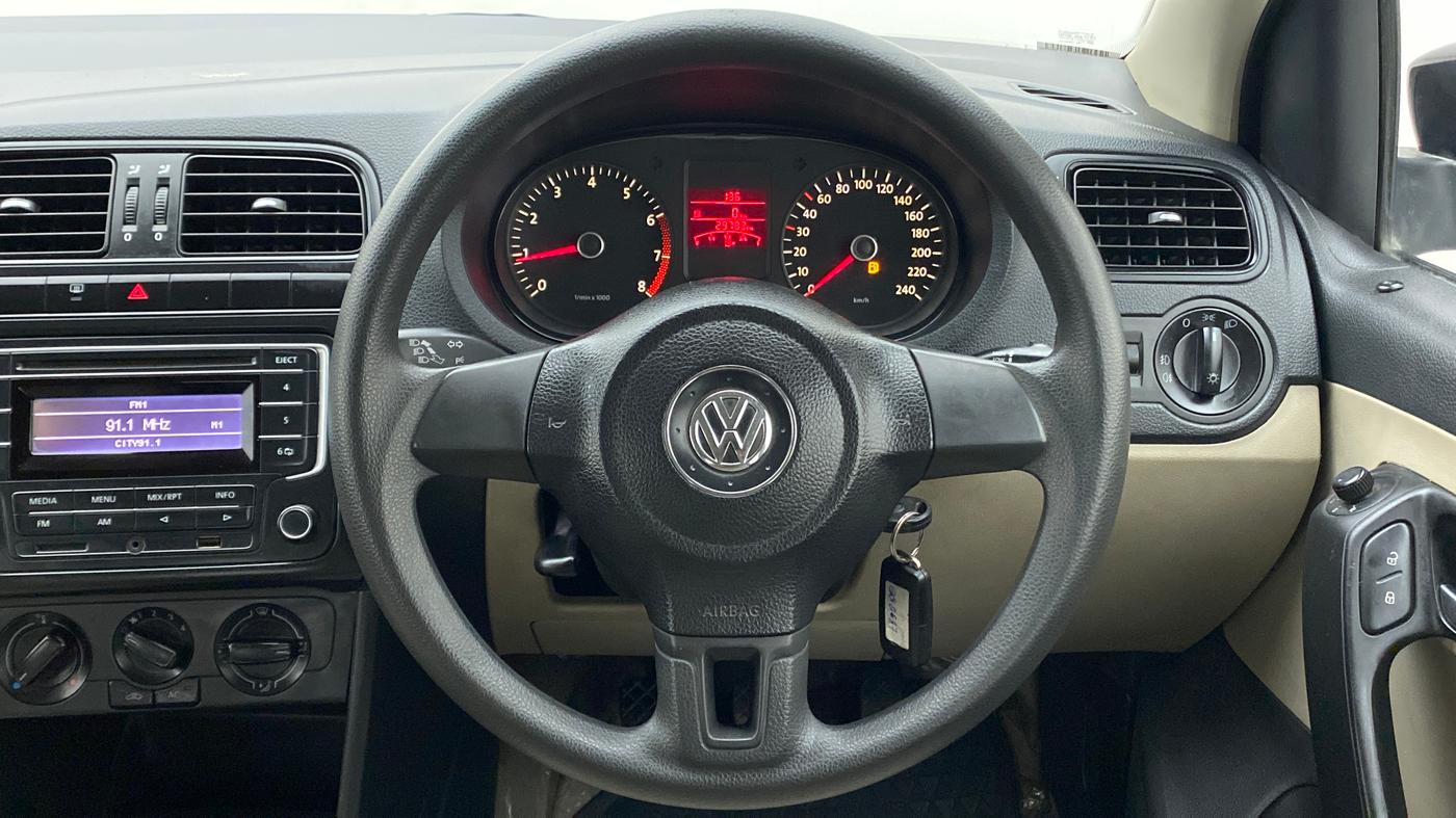 2015 Volkswagen Polo COMFORTLINE 1.2L PETROL, Petrol, Manual, 29,911 km, Steering Wheel Close Up