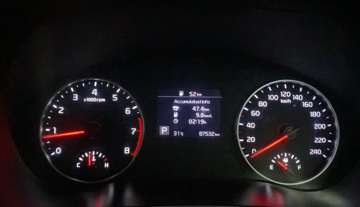 2020 KIA SELTOS HTX IVT 1.5 PETROL, Petrol, Automatic, 87,480 km, Odometer Image