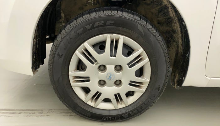 2014 Maruti Wagon R 1.0 LXI, Petrol, Manual, 64,539 km, Left Front Wheel