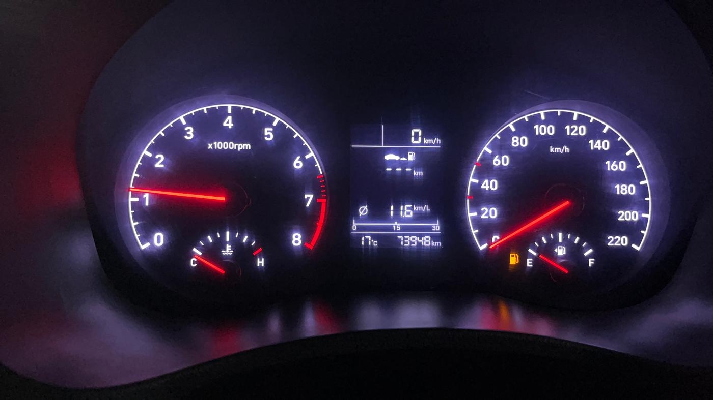 2017 Hyundai Verna 1.6 VTVT SX, Petrol, Manual, 73,291 km, Odometer Image