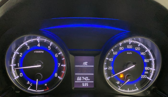 2017 Maruti Baleno DELTA PETROL 1.2, Petrol, Manual, 66,740 km, Odometer Image