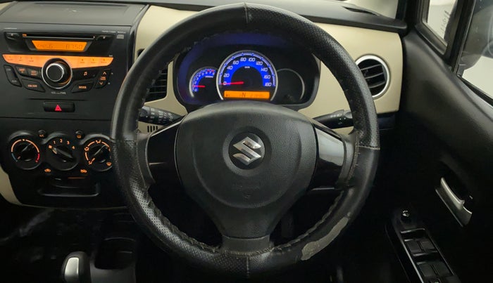 2017 Maruti Wagon R 1.0 VXI + (O) AMT, Petrol, Automatic, 22,338 km, Steering Wheel Close Up