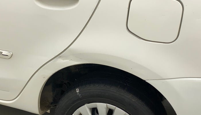 2012 Toyota Etios G, Petrol, Manual, 39,717 km, Left quarter panel - Minor scratches