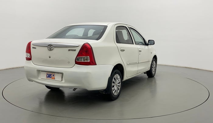 2012 Toyota Etios G, Petrol, Manual, 39,717 km, Right Back Diagonal
