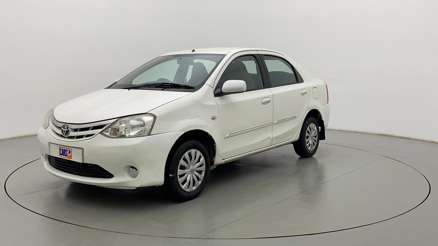 2012 Toyota Etios G, Petrol, Manual, 39,717 km, Left Front Diagonal
