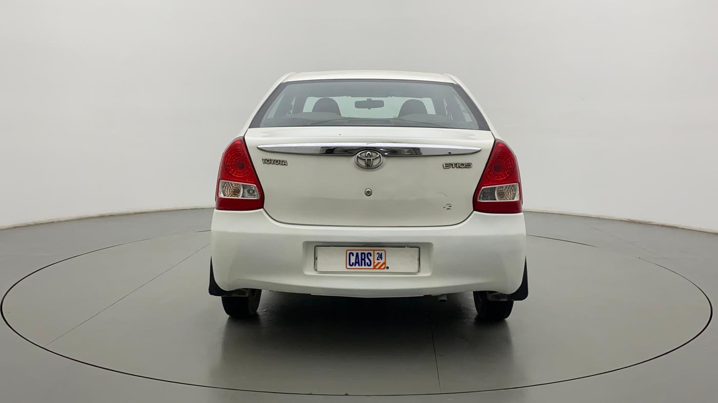 2012 Toyota Etios G, Petrol, Manual, 39,717 km, Back/Rear