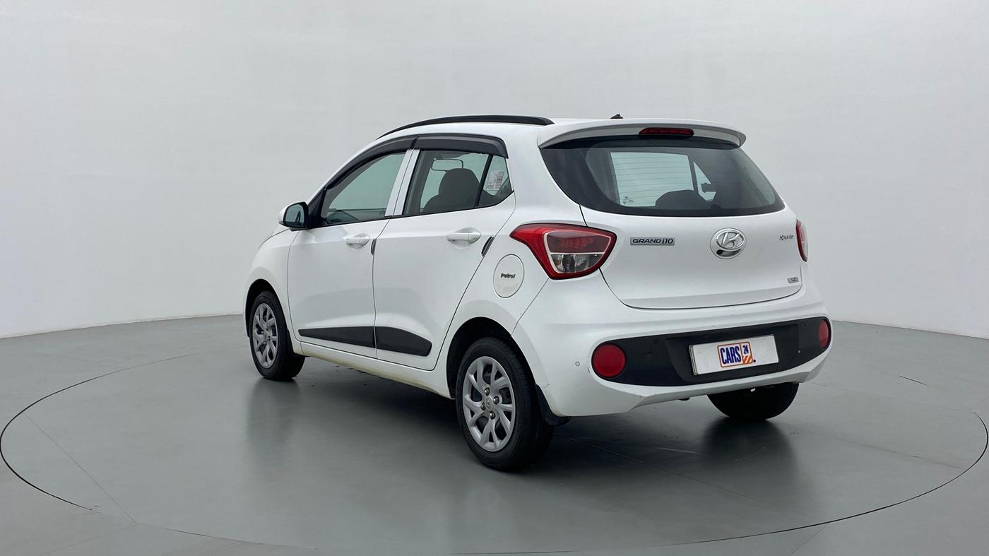 2019 Hyundai Grand i10 SPORTZ 1.2 KAPPA VTVT, Petrol, Manual, 27,451 km, Left Back Diagonal