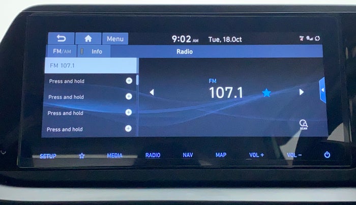 2020 Hyundai NEW I20 ASTA (O) 1.2 MT, Petrol, Manual, 10,660 km, Infotainment System