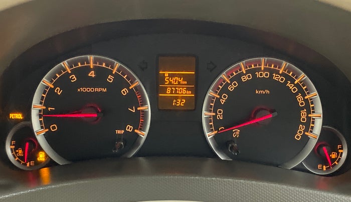 2014 Maruti Ertiga VXI CNG, CNG, Manual, 87,747 km, Odometer Image