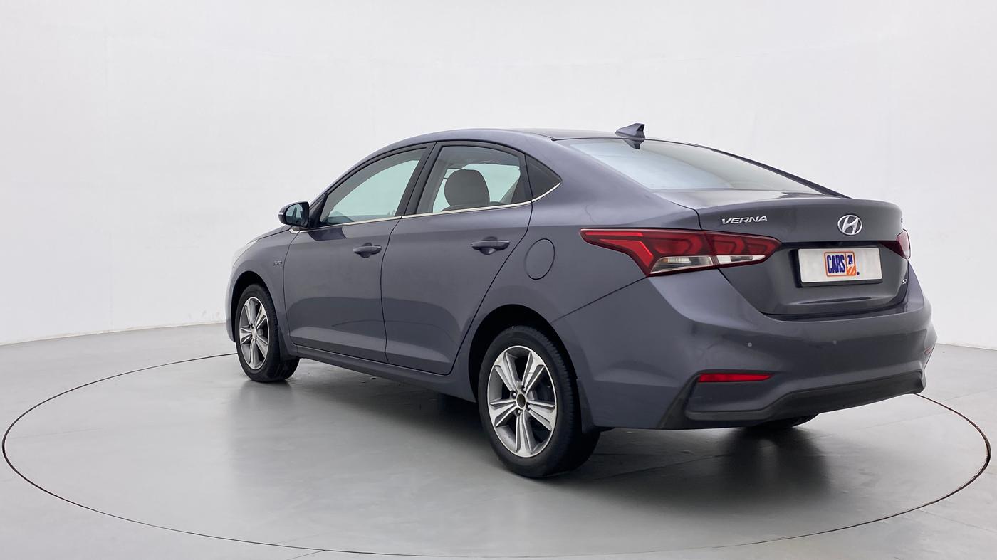 2018 Hyundai Verna 1.6 CRDI SX + AT, Diesel, Automatic, 54,312 km, Left Back Diagonal