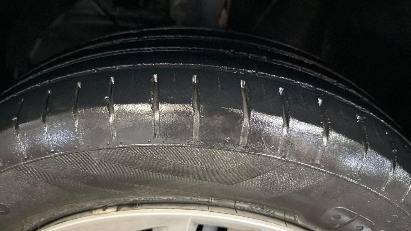 2024 Maruti Baleno DELTA CNG 1.2L, CNG, Manual, 61,735 km, Left Front Tyre Tread