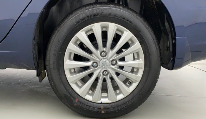 2022 Maruti Ciaz 1.5 ZETA VVT SHVS AT, Petrol, Automatic, 220 km, Left Rear Wheel
