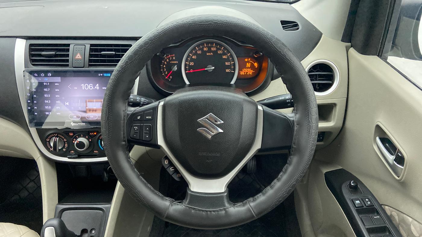 2015 Maruti Celerio ZXI AMT, Petrol, Automatic, 12,696 km, Steering Wheel Close Up