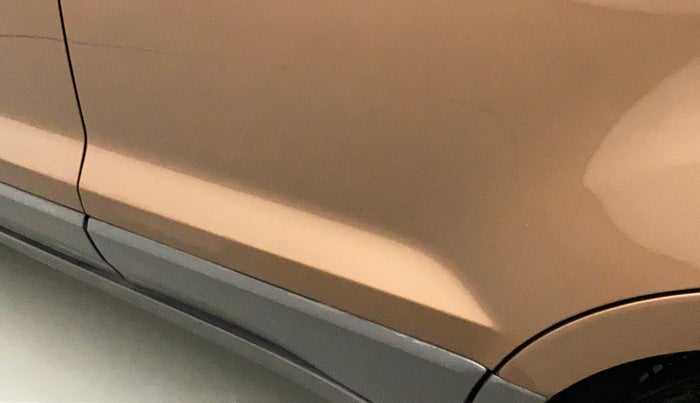 2017 Ford Ecosport TITANIUM + 1.5L PETROL AT, Petrol, Automatic, 22,256 km, Rear left door - Slightly dented