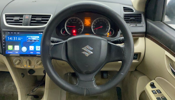 2014 Maruti Swift Dzire VXI, Petrol, Manual, 84,350 km, Steering Wheel Close Up