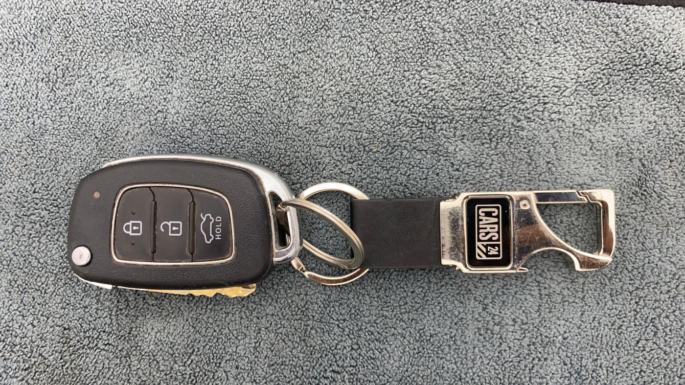 2019 Hyundai GRAND I10 NIOS SPORTZ AMT 1.2 KAPPA VTVT, Petrol, Automatic, 35,148 km, Key Close Up
